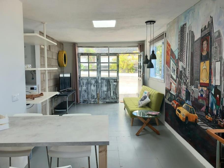 Loft Con Vista Mare Apartman Tías Kültér fotó